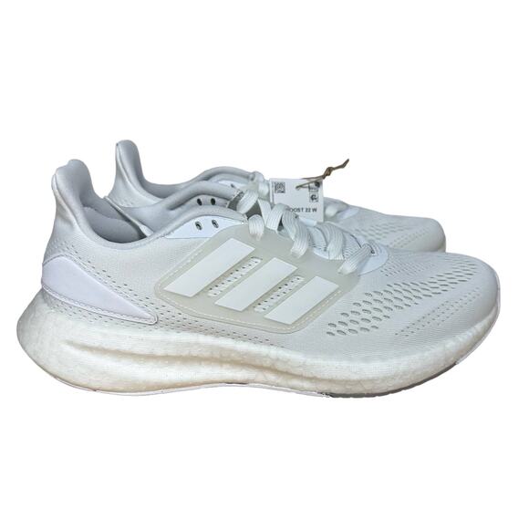 adidas Women's Pureboost 22 Running Shoe Size 7 New White - Picture 1 of 6